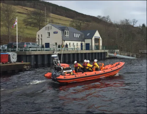 Lifeboat at Loch Ness